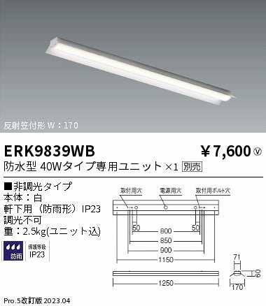 遠藤照明（ENDO）ポーチライト ERK9839WB