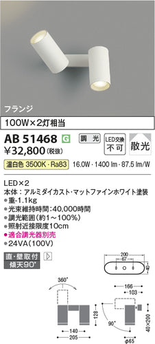 コイズミ（KOIZUMI）スポットライト AB51468