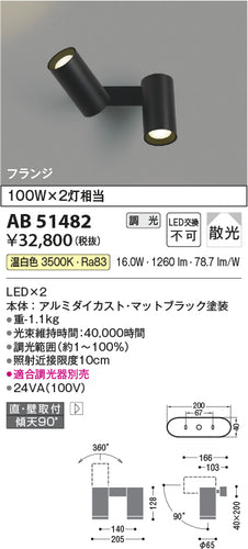 コイズミ（KOIZUMI）スポットライト AB51482