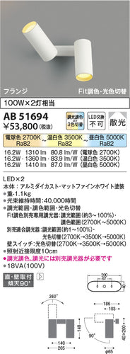 コイズミ（KOIZUMI）スポットライト AB51694