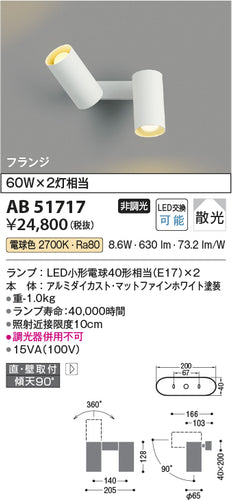 コイズミ（KOIZUMI）スポットライト AB51717