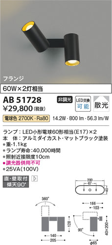 コイズミ（KOIZUMI）スポットライト AB51728
