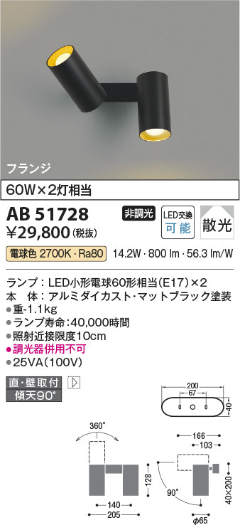コイズミ（KOIZUMI）スポットライト AB51728