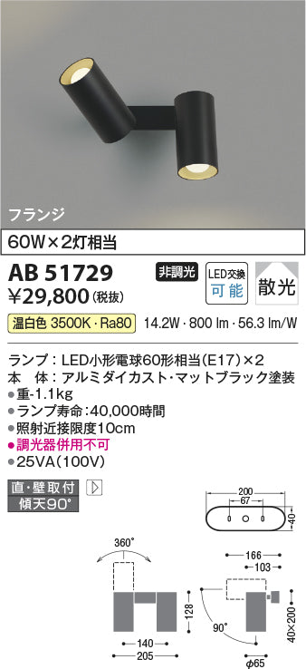 コイズミ（KOIZUMI）スポットライト AB51729