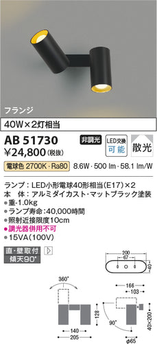 コイズミ（KOIZUMI）スポットライト AB51730