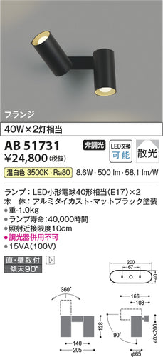 コイズミ（KOIZUMI）スポットライト AB51731