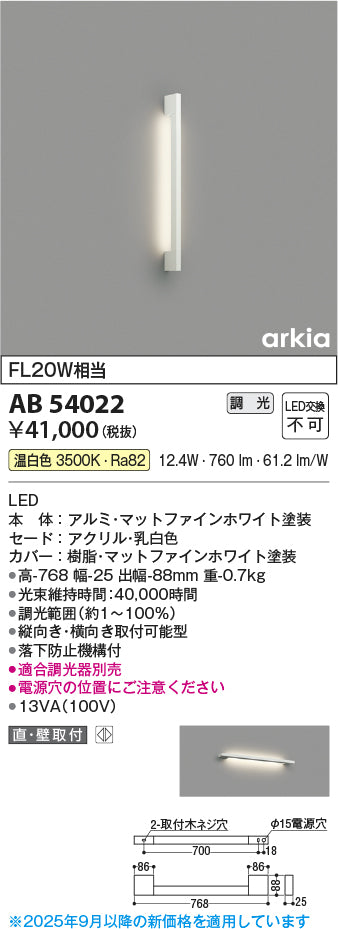 コイズミ（KOIZUMI）ブラケット AB54022