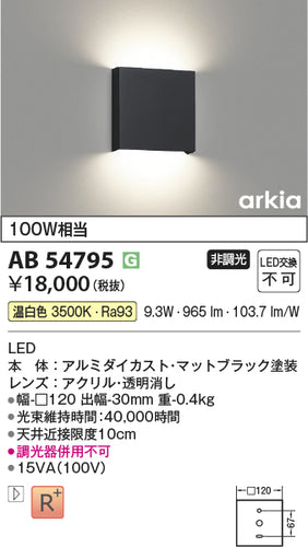 コイズミ（KOIZUMI）ブラケット AB54795