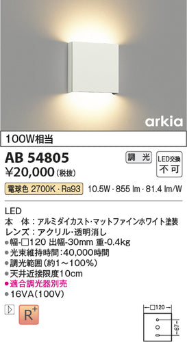 コイズミ（KOIZUMI）ブラケット AB54805