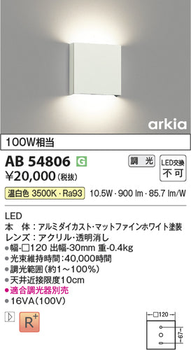 コイズミ（KOIZUMI）ブラケット AB54806