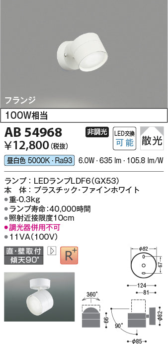 コイズミ（KOIZUMI）スポットライト AB54968