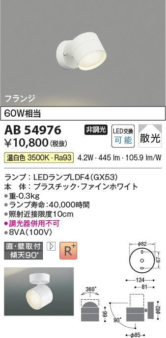 コイズミ（KOIZUMI）スポットライト AB54976
