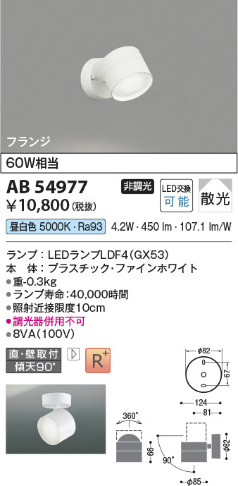 コイズミ（KOIZUMI）スポットライト AB54977