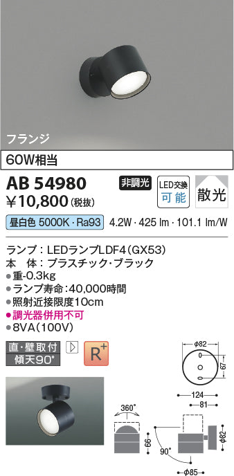 コイズミ（KOIZUMI）スポットライト AB54980