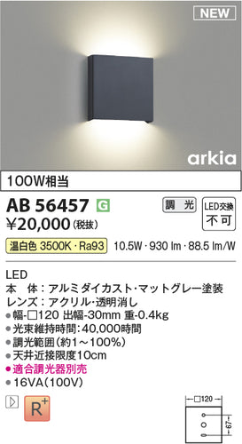 コイズミ（KOIZUMI）ブラケット AB56457