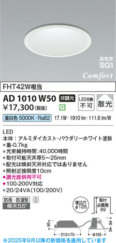 コイズミ（KOIZUMI）ポーチライト AD1010W50