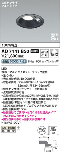 コイズミ（KOIZUMI）ポーチライト AD7141B50