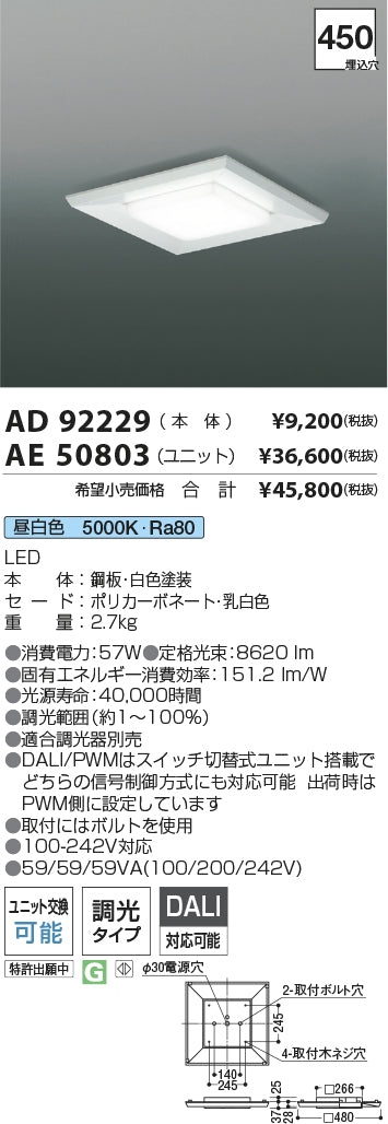 コイズミ（KOIZUMI）ランプ類 AE50803