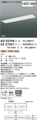 コイズミ（KOIZUMI）ランプ類 AE57601