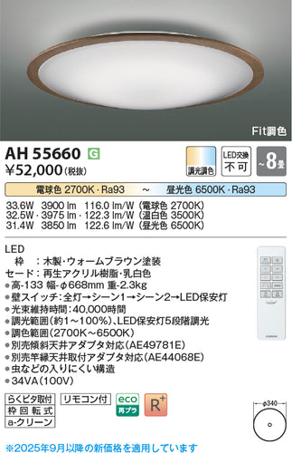 コイズミ（KOIZUMI）シーリングライト AH55660
