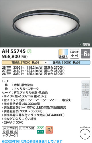 コイズミ（KOIZUMI）シーリングライト AH55745