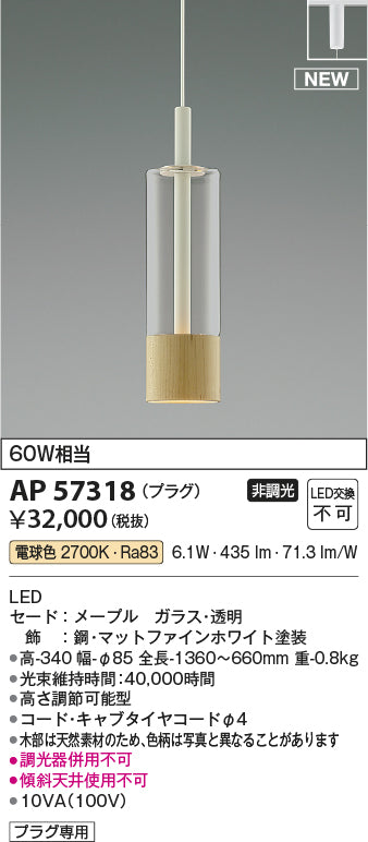 コイズミ（KOIZUMI）ペンダント AP57318