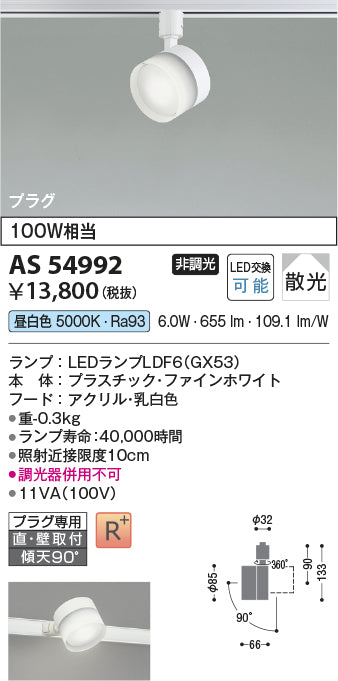 コイズミ（KOIZUMI）スポットライト AS54992