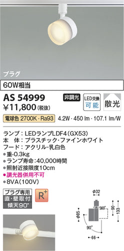 コイズミ（KOIZUMI）スポットライト AS54999