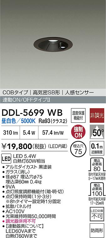 ダイコー（DAIKO）屋外灯 DDL-5699WB