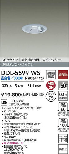 ダイコー（DAIKO）屋外灯 DDL-5699WS