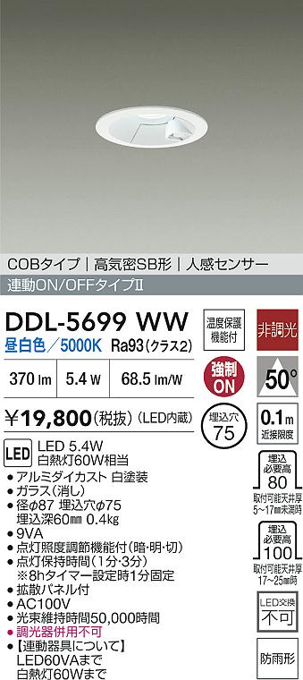 ダイコー（DAIKO）屋外灯 DDL-5699WW