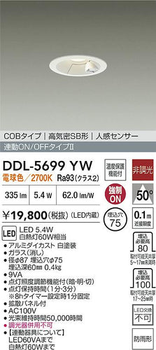 ダイコー（DAIKO）屋外灯 DDL-5699YW
