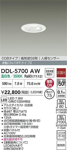 ダイコー（DAIKO）屋外灯 DDL-5700AW