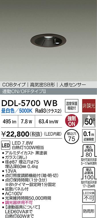 ダイコー（DAIKO）屋外灯 DDL-5700WB