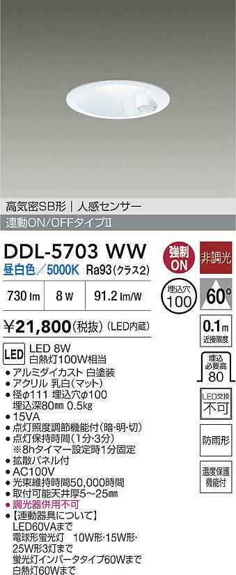 ダイコー（DAIKO）屋外灯 DDL-5703WW