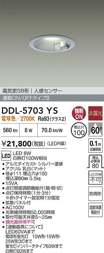 ダイコー（DAIKO）屋外灯 DDL-5703YS