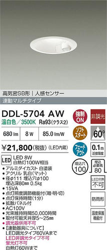 ダイコー（DAIKO）屋外灯 DDL-5704AW