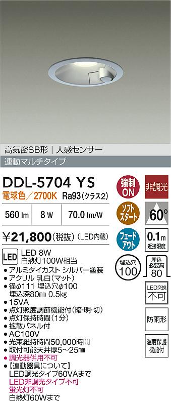 ダイコー（DAIKO）屋外灯 DDL-5704YS