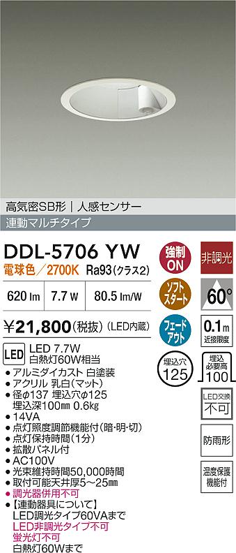 ダイコー（DAIKO）屋外灯 DDL-5706YW