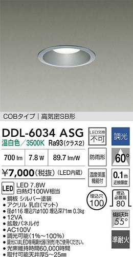 ダイコー（DAIKO）屋外灯 DDL-6034ASG