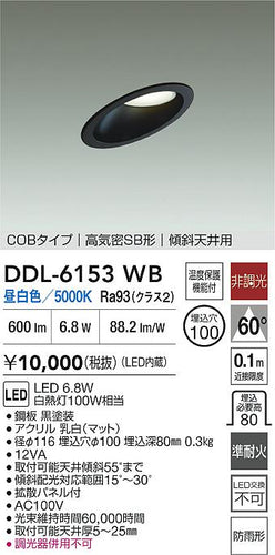 ダイコー（DAIKO）屋外灯 DDL-6153WB