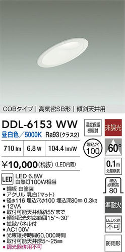 ダイコー（DAIKO）屋外灯 DDL-6153WW