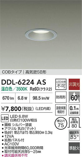 ダイコー（DAIKO）屋外灯 DDL-6224AS