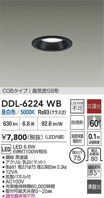 ダイコー（DAIKO）屋外灯 DDL-6224WB