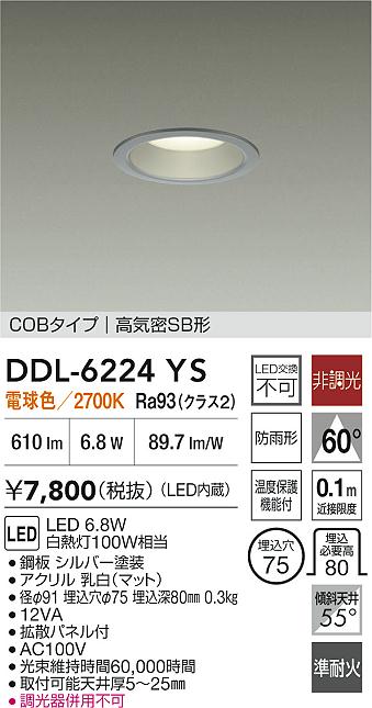 ダイコー（DAIKO）屋外灯 DDL-6224YS