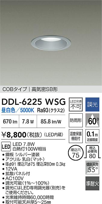 ダイコー（DAIKO）屋外灯 DDL-6225WSG