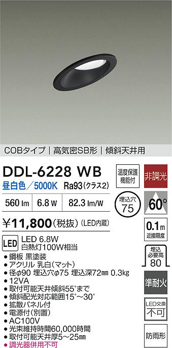 ダイコー（DAIKO）屋外灯 DDL-6228WB