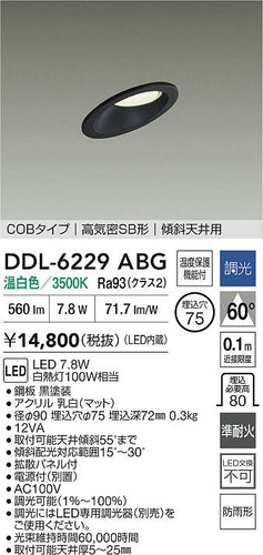 ダイコー（DAIKO）屋外灯 DDL-6229ABG