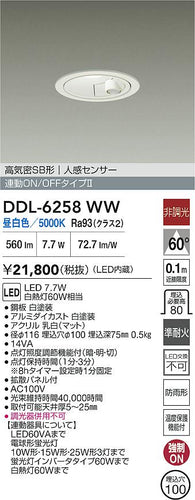 ダイコー（DAIKO）屋外灯 DDL-6258WW