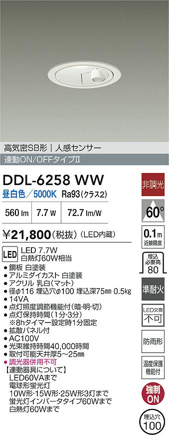 ダイコー（DAIKO）屋外灯 DDL-6258WW